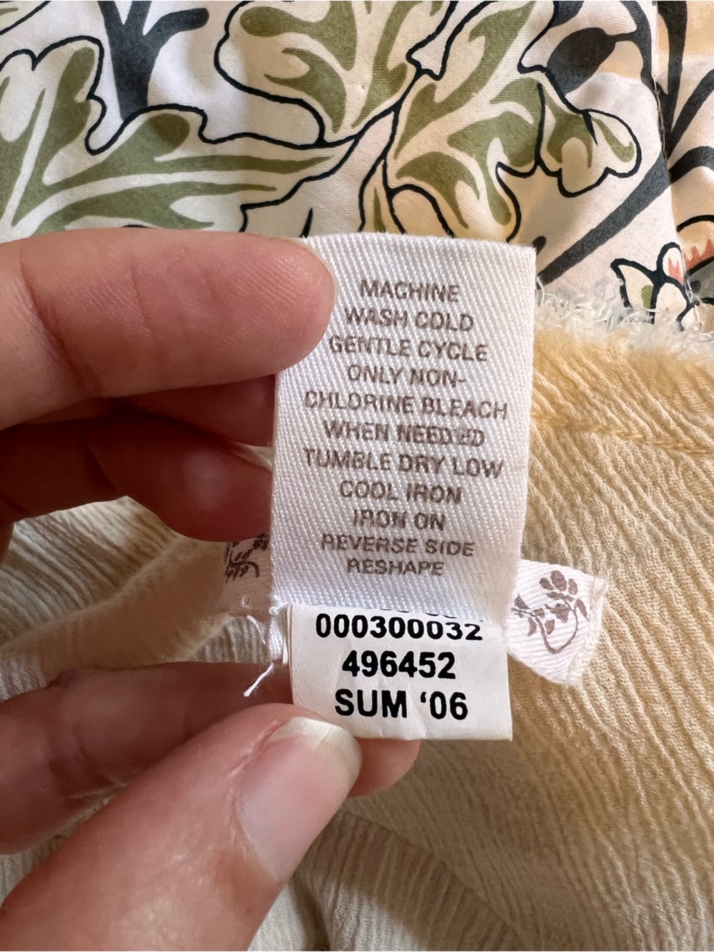 VNTG Y2K Old Navy Cotton Gauze Braided Strap Beaded Summer Maxi Dress - Picture 8 of 8